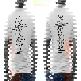 歯科医矯正歯科歯の歯 メンズTシャツ バックプリント - Kawaiitshirt