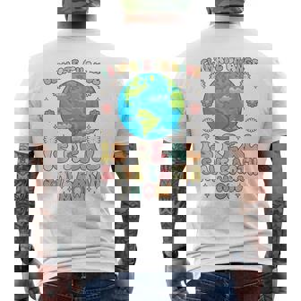 気候変動は本当の地球を救う地球の日 メンズTシャツ バックプリント - Kawaiitshirt