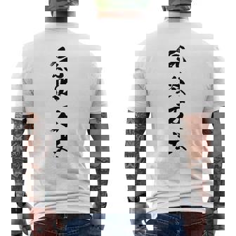 気炎万丈 メンズTシャツ バックプリント - Kawaiitshirt