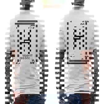 水素シンボルコスチューム。 メンズTシャツ バックプリント - Kawaiitshirt