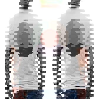 淫夢バッジ バックプリント メンズTシャツ バックプリント - Kawaiitshirt