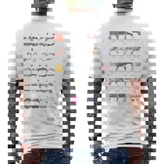 深海魚図鑑2 メンズTシャツ バックプリント - Kawaiitshirt