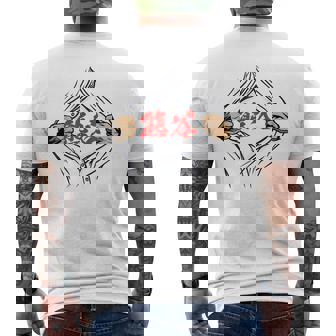 熊谷 苗字 面白いtシャツ 胸 名前 おもしろ グッズ 服 筆文字 文字 入り 面白い ネタ メンズ メンズTシャツ バックプリント - Kawaiitshirt