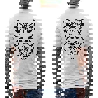 獣 小さなイノシシ 動物 かわいい シンプル ユーモア イノシシ メンズTシャツ バックプリント - Kawaiitshirt