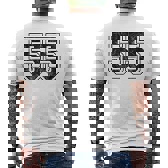 番号 55 メンズTシャツ バックプリント - Kawaiitshirt