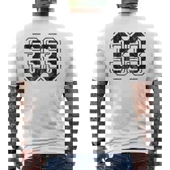 番号33 メンズTシャツ バックプリント - Kawaiitshirt