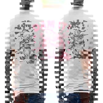 皮肉なビーバー メンズTシャツ バックプリント - Kawaiitshirt