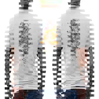 瞑想 仏 スピリチュアル ヨガ 禅 仏教 デザイン メンズTシャツ バックプリント - Kawaiitshirt