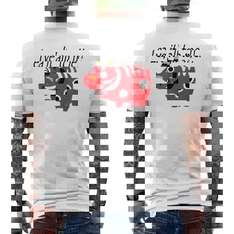 私に任せなさいっ！！ 赤べこ 疫病退散 お守り 郷土玩具 福島県 メンズ レディース キッズ メンズTシャツ バックプリント - Kawaiitshirt