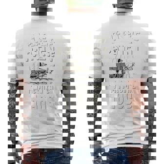 私は1900年代から面白いレトロから我慢してください 長袖tシャツ メンズTシャツ バックプリント - Kawaiitshirt