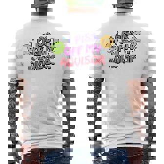 私はアドバイザーを怒らせます メンズTシャツ バックプリント - Kawaiitshirt