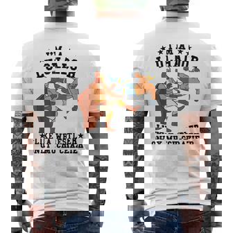 私はレスラーのようなルチャドールだけだ もっとクレイジーなルチャ・リブレ メンズTシャツ バックプリント - Kawaiitshirt