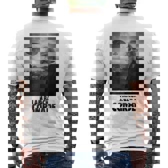 私は戻ってきた同志、共産主義者、カール・マルクス メンズTシャツ バックプリント - Kawaiitshirt