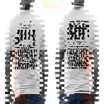 私は背が低いのではなくただ凝縮しているだけです素晴らしさ メンズTシャツ バックプリント - Kawaiitshirt