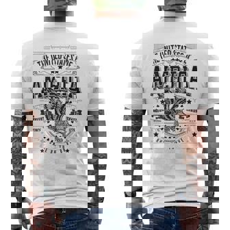 米国 アメリカン イーグル アメリカ国旗 パトリオット Usa バックプリント メンズ メンズTシャツ バックプリント - Kawaiitshirt