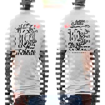 結婚10周年記念マッチング・ギフト メンズTシャツ バックプリント - Kawaiitshirt