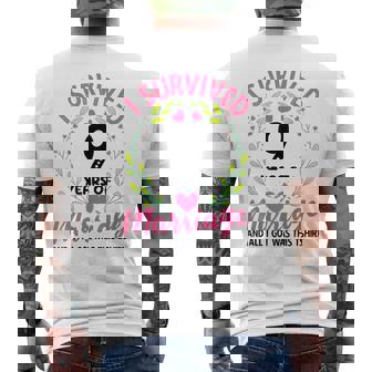 結婚9年 結婚9周年 メンズTシャツ バックプリント - Kawaiitshirt