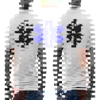 緊急医療レスポンダー Ems Emt 長袖tシャツ メンズTシャツ バックプリント - Kawaiitshirt