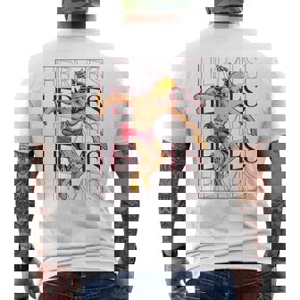 翼を持つ空飛ぶメッセンジャー エルメス メンズTシャツ バックプリント - Kawaiitshirt