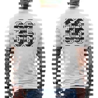 背中に36番。 メンズTシャツ バックプリント - Kawaiitshirt