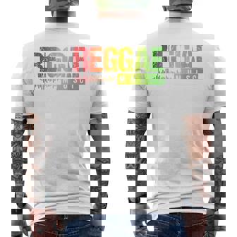 良いラスタファリ音楽の雰囲気、ラスタジャマイカ、レゲエ メンズTシャツ バックプリント - Kawaiitshirt