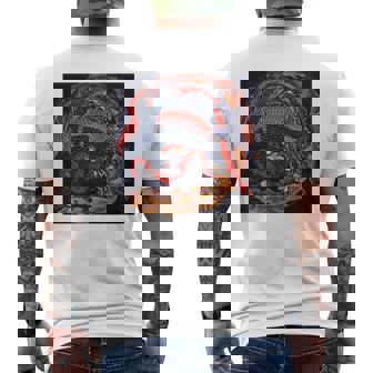 葛飾北斎作 鳳凰 長袖tシャツ メンズTシャツ バックプリント - Kawaiitshirt