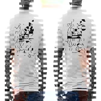 蒸気船ウィリー・ミッキー メンズTシャツ バックプリント - Kawaiitshirt