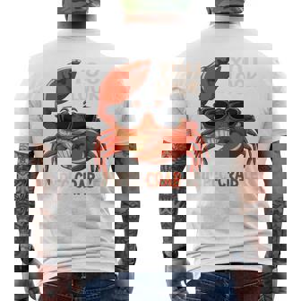 蟹 カニ 魚介類 涼しい かに 食べる 長袖tシャツ メンズTシャツ バックプリント - Kawaiitshirt