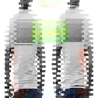 詩とメルヘン 葉祥明 妖精の棲む森 メンズTシャツ バックプリント - Kawaiitshirt