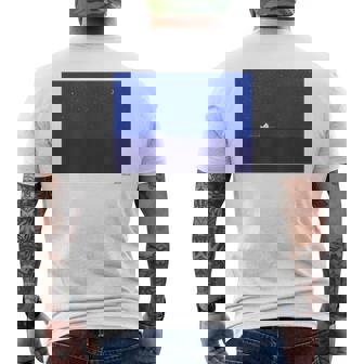 詩とメルヘン 葉祥明 真夜中 メンズTシャツ バックプリント - Kawaiitshirt