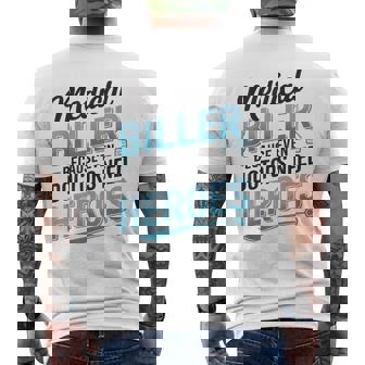 認定医療ビラーアパレル医学病院の仕事 メンズTシャツ バックプリント - Kawaiitshirt