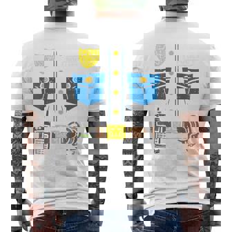 警察コスチューム 面白い警官 警察官 警察官 男性 男の子 子供 メンズTシャツ バックプリント - Kawaiitshirt