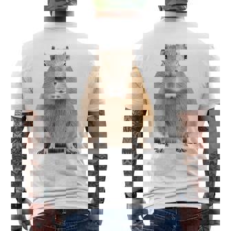 豚 ペット げっ歯類 動物愛好家 ギフト メンズTシャツ バックプリント - Kawaiitshirt