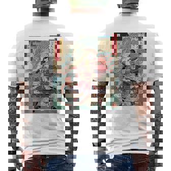 越後の龍 上杉謙信 長尾景虎 毘沙門天 軍神 バックプリント メンズTシャツ バックプリント - Kawaiitshirt