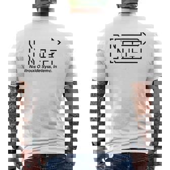 車用nos メンズTシャツ バックプリント - Kawaiitshirt