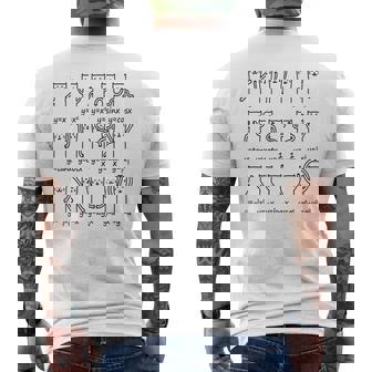 関数グラフ、数学グラフ、数学愛好家、猫愛好家、猫の飼い主、猫愛好家、数学 メンズTシャツ バックプリント - Kawaiitshirt