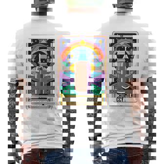 面白い Choccy ミルク タロット カード チョコレート ミルクセーキ 長袖tシャツ メンズTシャツ バックプリント - Kawaiitshirt