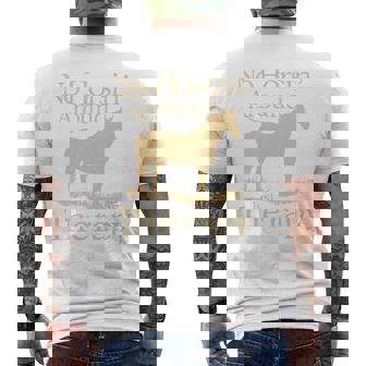 面白い 治療的 乗馬 馬 補助療法 ヒーリング 長袖tシャツ メンズTシャツ バックプリント - Kawaiitshirt