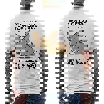 面白いtシャツ チワワ イヌ わんこ メンズ 犬好き グッズ おもしろ 面白い 服 ネタ わんこ メンズTシャツ バックプリント - Kawaiitshirt