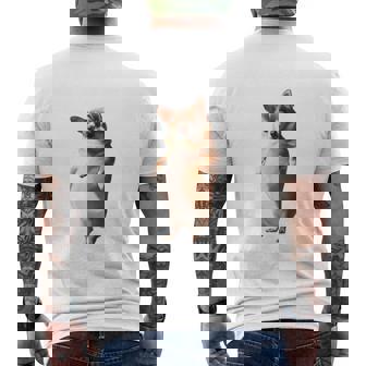 面白いtシャツ チワワ 犬 わがままボディ イヌ わんこ メンズ 犬好き グッズ おもしろ 面白い 服 ネタ 長袖tシャツ メンズTシャツ バックプリント - Kawaiitshirt