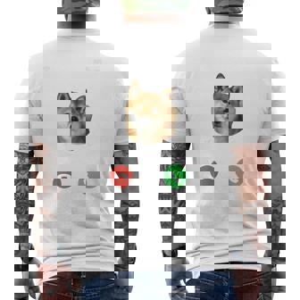 面白いtシャツ 柴犬 着信 イヌ わんこ メンズ 犬好き グッズ かわいい おもしろ 面白い 服 ネタ 長袖tシャツ メンズTシャツ バックプリント - Kawaiitshirt