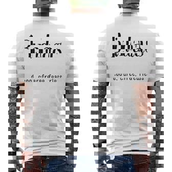 面白いインドの「Bindaas」 メンズTシャツ バックプリント - Kawaiitshirt