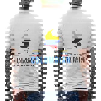 面白いコロンビアスラングjerga Colombiana メンズ レディース 長袖tシャツ メンズTシャツ バックプリント - Kawaiitshirt