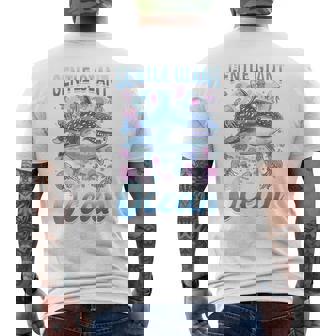 面白いジンベイザメ 動物 優しい海の巨人 メンズTシャツ バックプリント - Kawaiitshirt