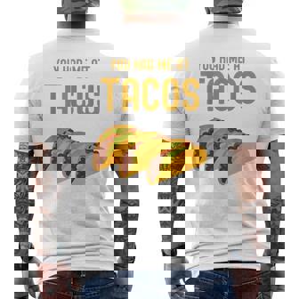 面白いタコス You Had Me At Tacos かわいい 愛らしいタコス フード メンズTシャツ バックプリント - Kawaiitshirt