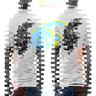 面白い手のデザイン メンズTシャツ バックプリント - Kawaiitshirt