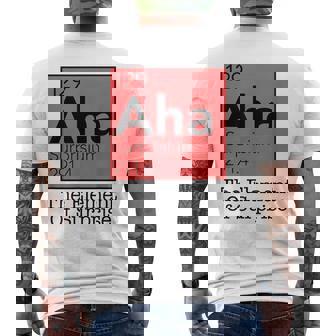 驚きの元素 周期表 129 アハ サプライズ メンズTシャツ バックプリント - Kawaiitshirt