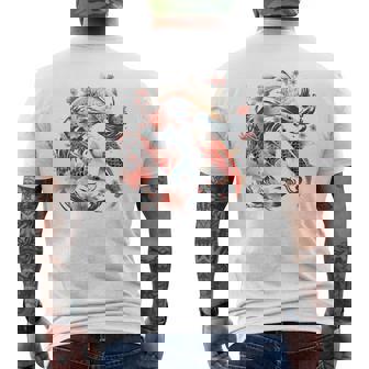 鯉 桜 長袖tシャツ メンズTシャツ バックプリント - Kawaiitshirt