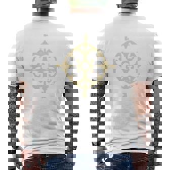 黒猫のウィズ 幻想銀行 メンズTシャツ バックプリント - Kawaiitshirt