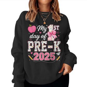 My 1St Day Of Pre-K 2025 Back To School Teacher Boy Girl Women Sweatshirt - Thegiftio UK